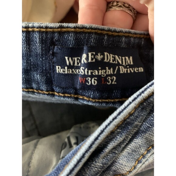 Buffalo Relaxed Straight Driven Mens Jeans 36x27 - Picture 8 of 8